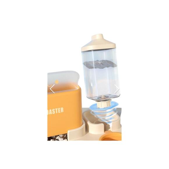 MewMew Milk & Bread Water Grain Double Bowl Cats Small Dogs Water Food Bowls - Picture 6 of 9